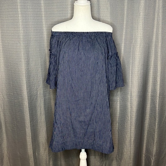 MADEWELL BLUE DRESS SIZE 2 - Picture 1 of 8